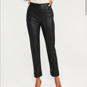 Ann Taylor Faux Leather Pant NWT